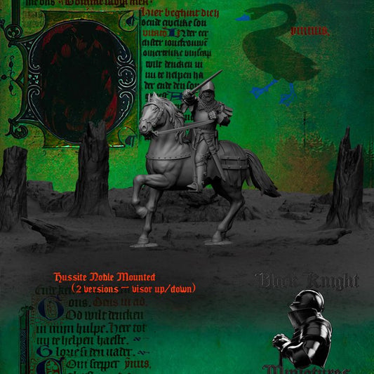 Age of Chivalry - Hussite Noble (Mounted) by Black Knight Miniatures