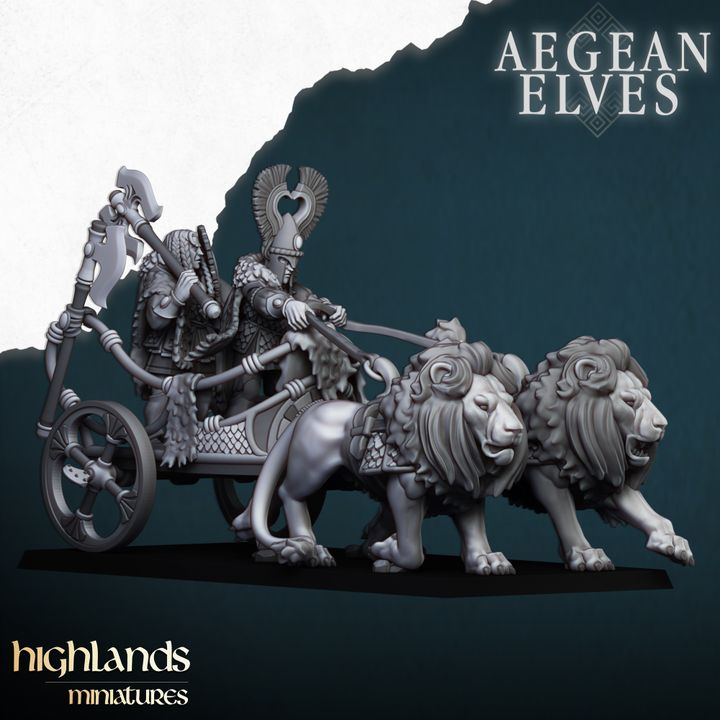 Nemean Lions Chariot by Highlands Miniatures