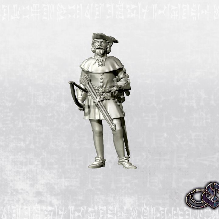 “Hunting Nobleman – 14th century” by Ezipion miniatures