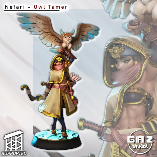 Nefari – Owl Tamer by Gaz Minis