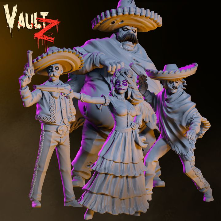 Dia de Los Muertos Pack #2 by Vaultz Miniatures