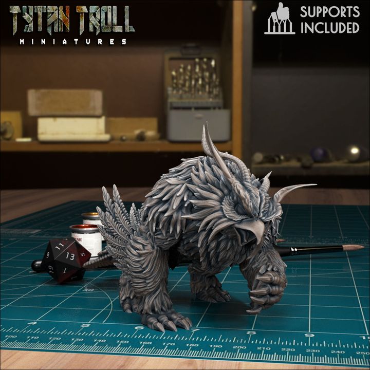 Owlbear 01 by Tytan Troll Miniatures