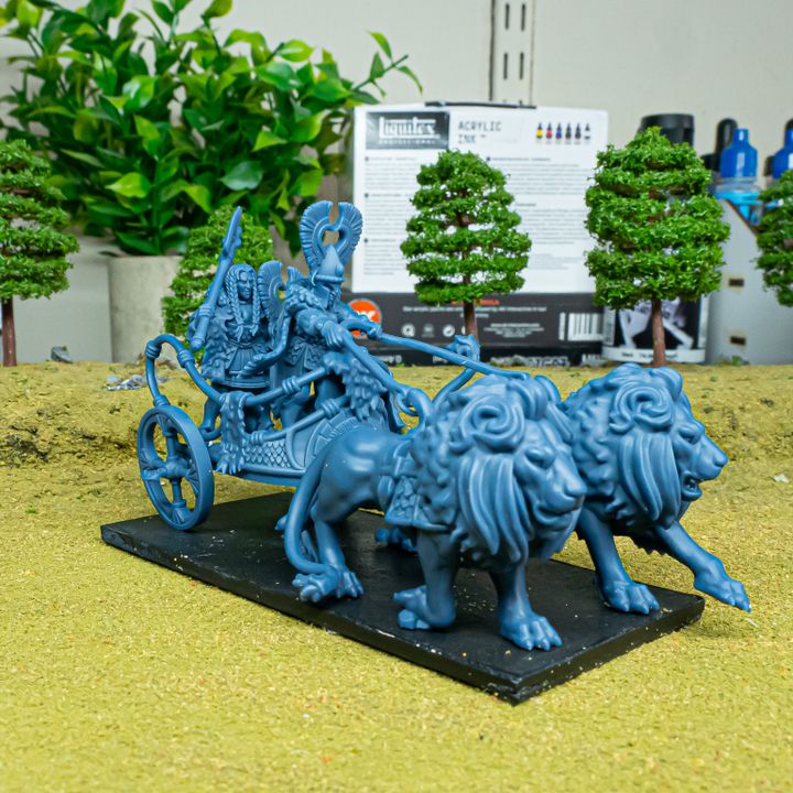 Nemean Lions Chariot by Highlands Miniatures