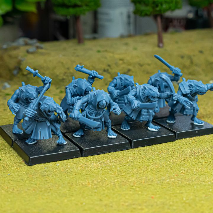 Sewer Vermin Thugs by Highlands Miniatures