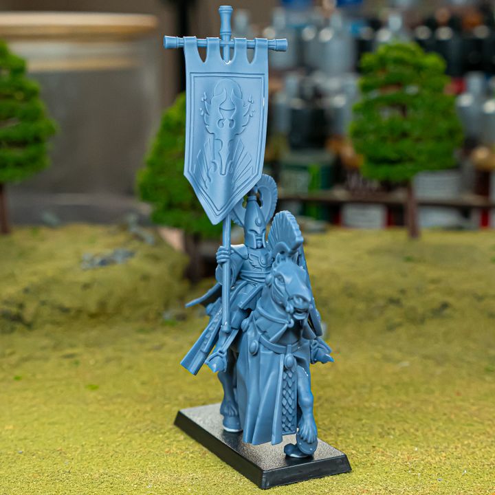Aegean Elf with Banner by Highlands Miniatures