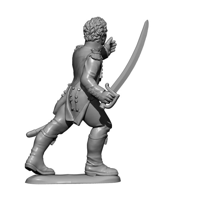 Spanish artillery Captain Don Pedro Velarde, hero of Madrid uprising May 2nd 1808 by Baraka Wargames and Miniatures