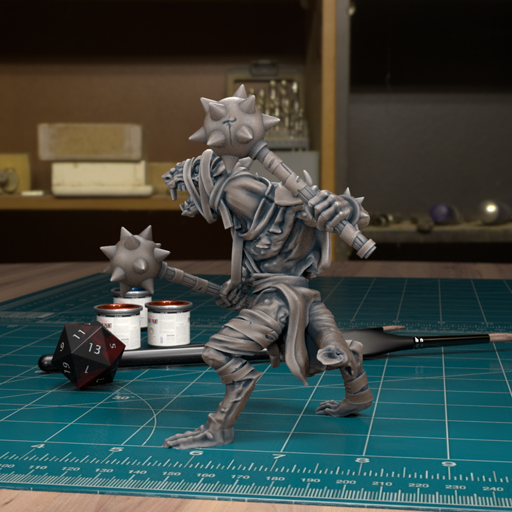 Plague Rat Warrior 03 by Tytan Troll Miniatures