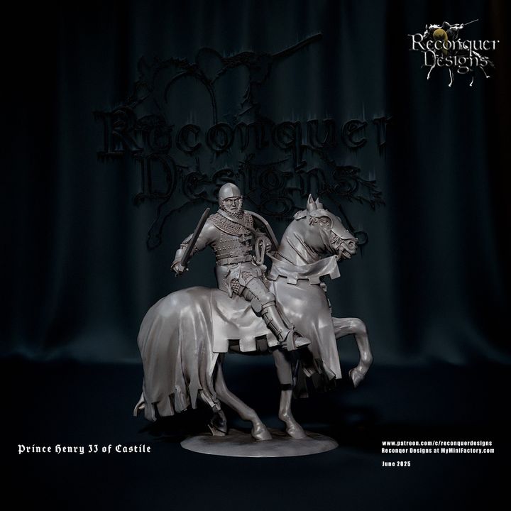Prince Henry II of Castile v2 (without surcoat) by Reconquer Designs