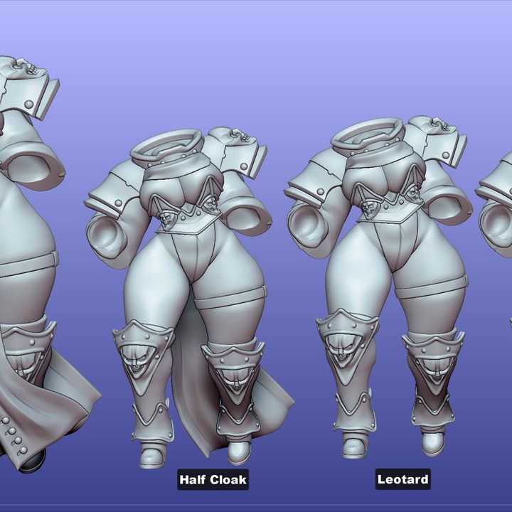 Siblings of Combat modular squad - 11 unique poses and models by Gaz Minis