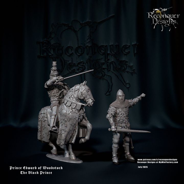 Prince Edward of Woodstock (mounted) by Reconquer Designs