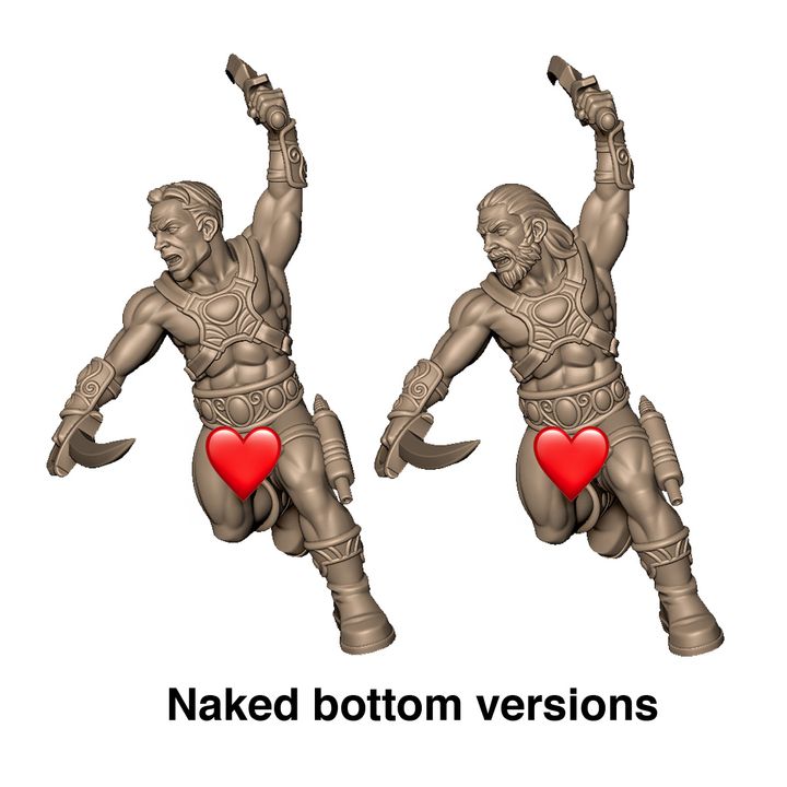 Prince of Mars fighting pose +NSFW by Menagerie Miniature