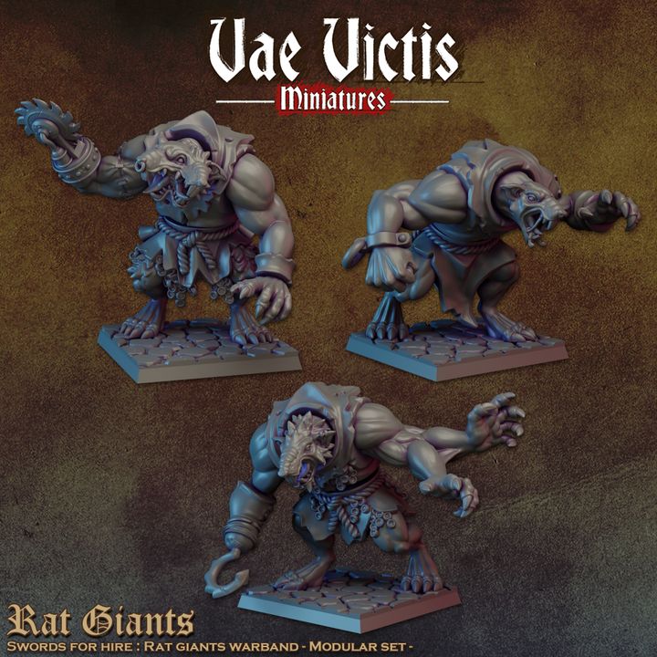 Rat Giants by Vae Victis Miniatures