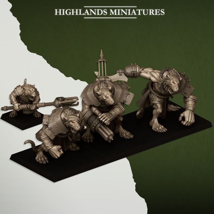 Ratgors and Ratgor Master by Highlands Miniatures