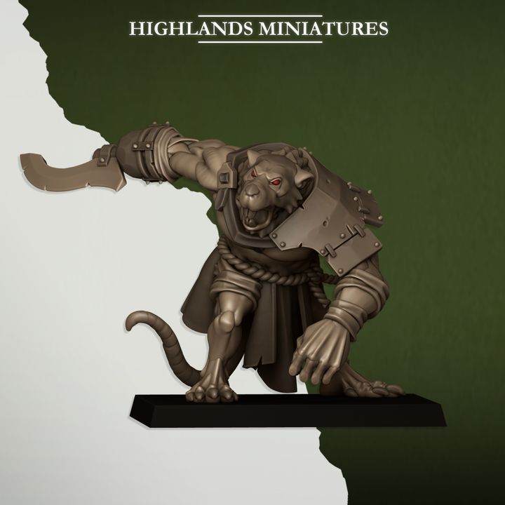 Ratgors and Ratgor Master by Highlands Miniatures