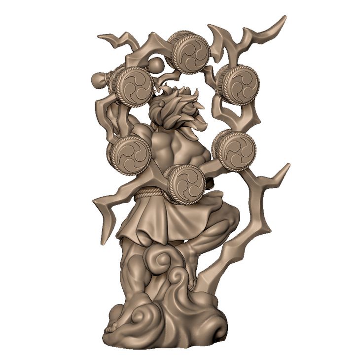 Raijin the thunder god by Menagerie Miniature