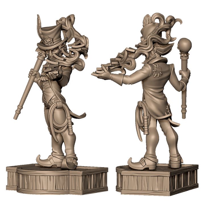 Ringmaster from evil carnival circus by Menagerie Miniature