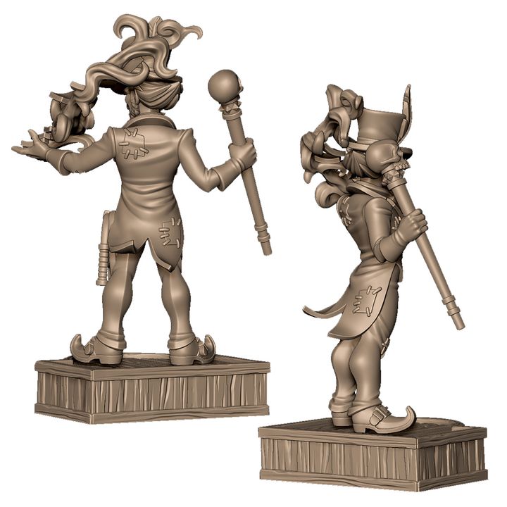 Ringmaster from evil carnival circus by Menagerie Miniature