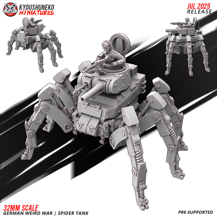 Spider Tank By Kyoushuneko Miniatures