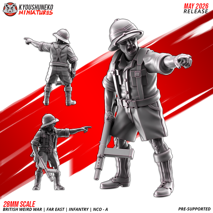 Infantry NCO A by Kyoushuneko Miniatures