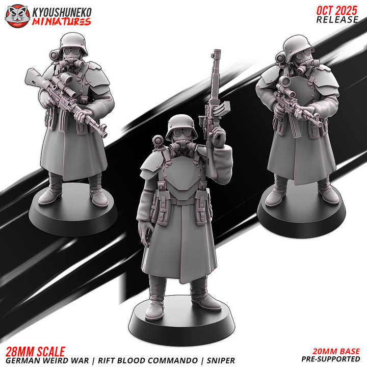 Rift blood commando Assault Riffle by Kyoushuneko Miniatures