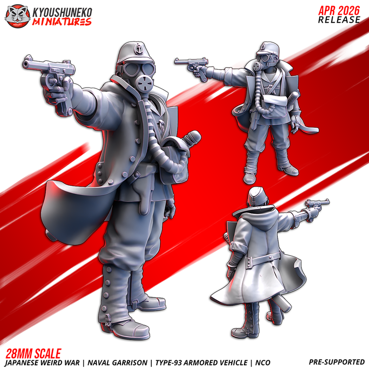 Naval Garrison type 93 Armored Vehicle NCO by Kyoushuneko Miniatures