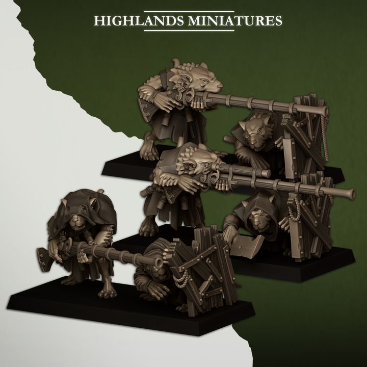 Vermin Shooters Teams by Highlands Miniatures