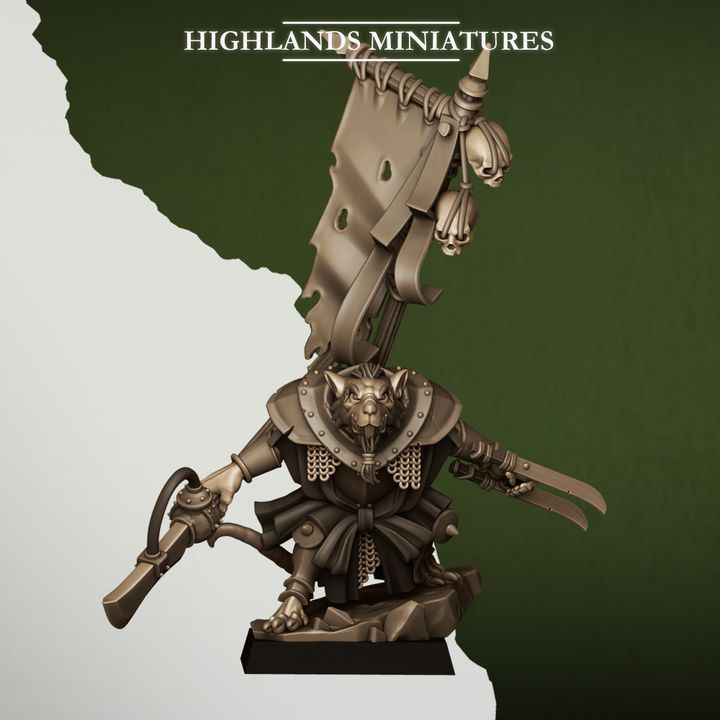 Sewer Vermin Warlord by Highlands Miniatures