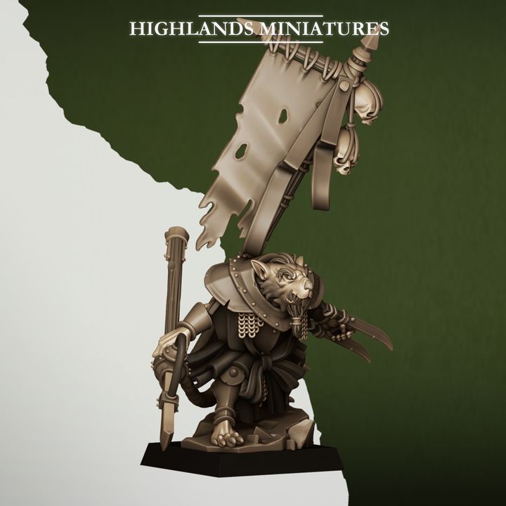 Sewer Vermin Warlord by Highlands Miniatures
