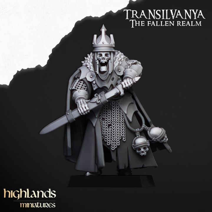 Skeletal Lord by Highlands Miniatures