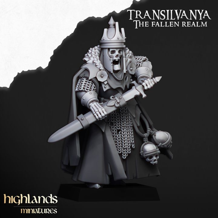 Skeletal Lord by Highlands Miniatures
