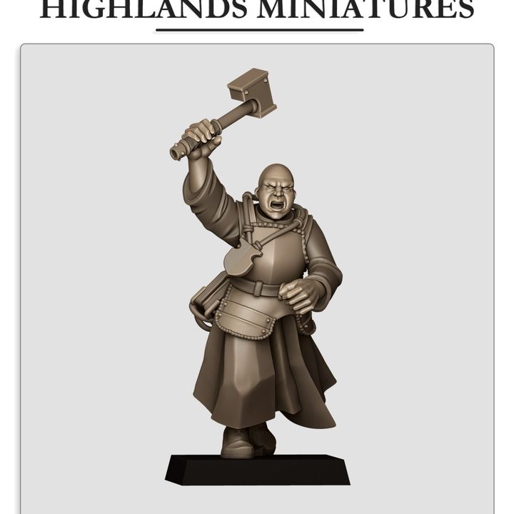 Sunland Battle Priest 2 by Highlands Miniatures