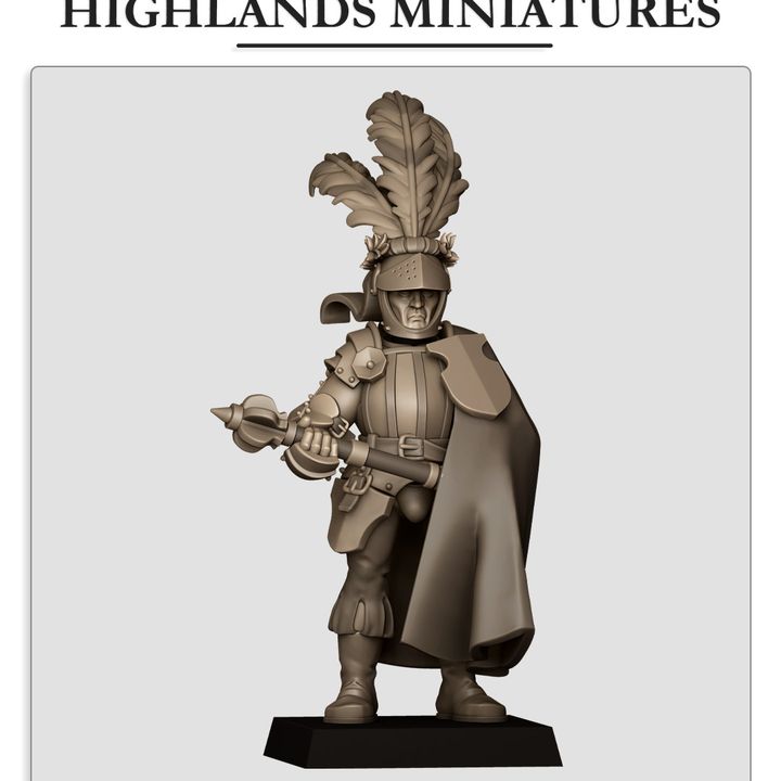 Sunland Captain 1 by Highlands Miniatures