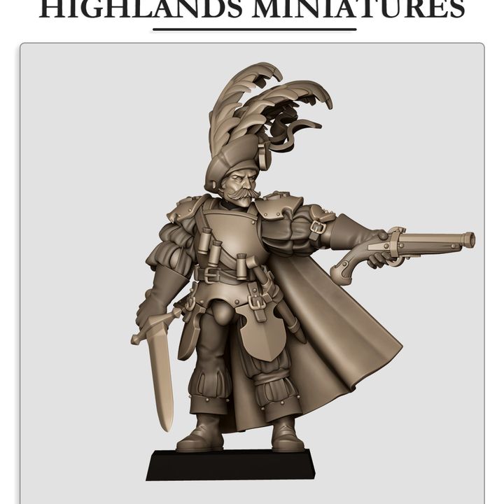 Sunland Captain 2 by Highlands Miniatures