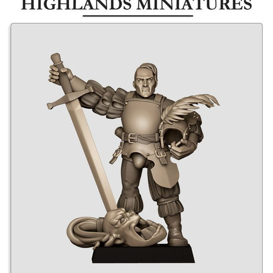 Sunland Captain 3 by Highlands Miniatures