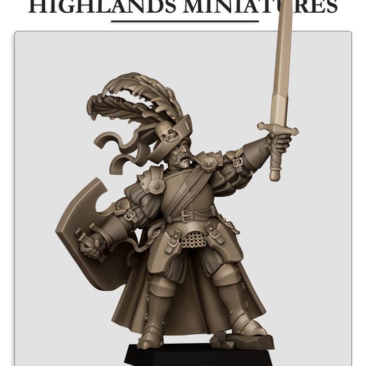 Sunland General on Foot by Highlands Miniatures