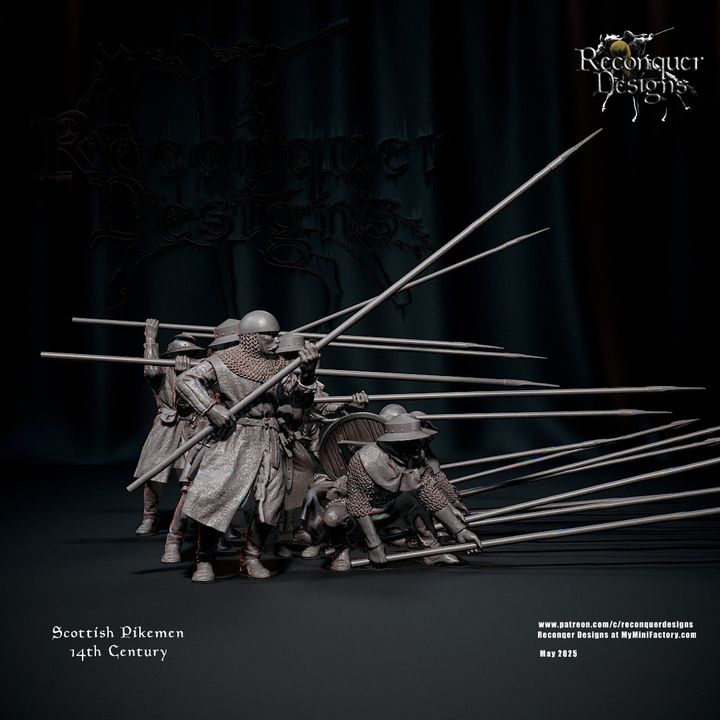 14th century Scottish Pikemen by Reconquer Designs