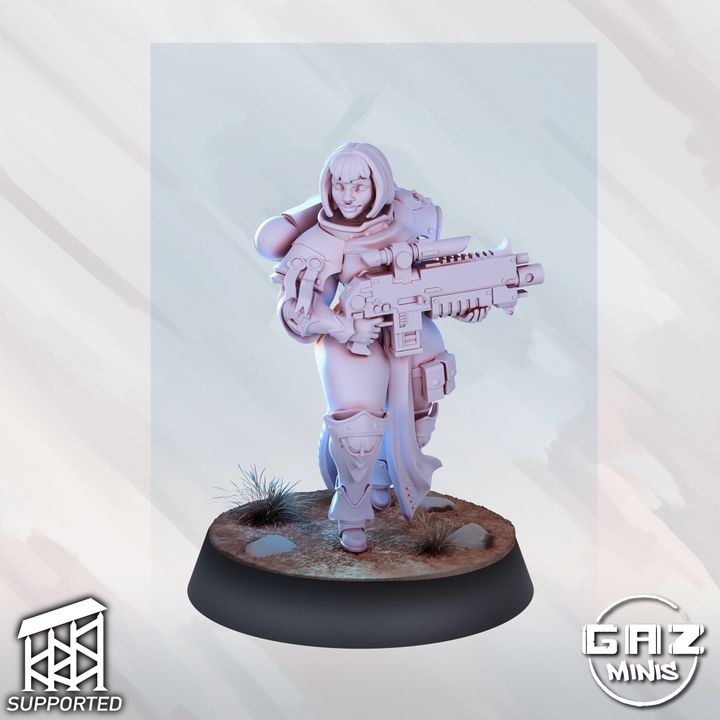 Siblings of Combat modular squad - 11 unique poses and models by Gaz Minis