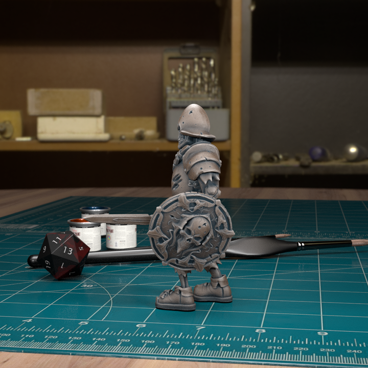 Skeleton Warrior 06 by Tytan Troll Miniatures