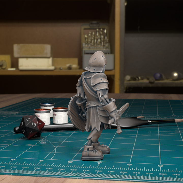 Skeleton Warrior 06 by Tytan Troll Miniatures