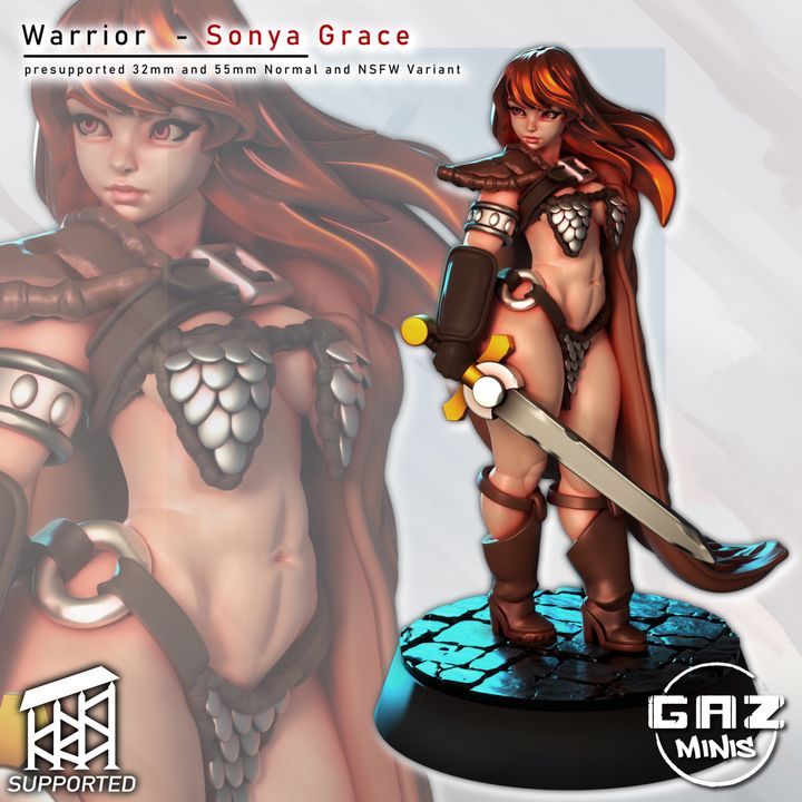 Warrior – Sonya Grace by Menagerie Miniature