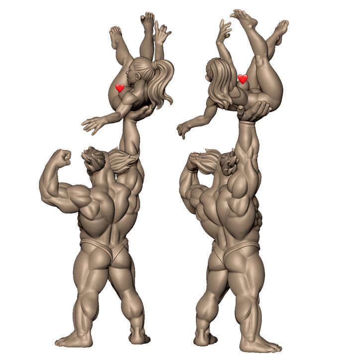 Scary clown with acrobat +NSFW by Menagerie Miniature