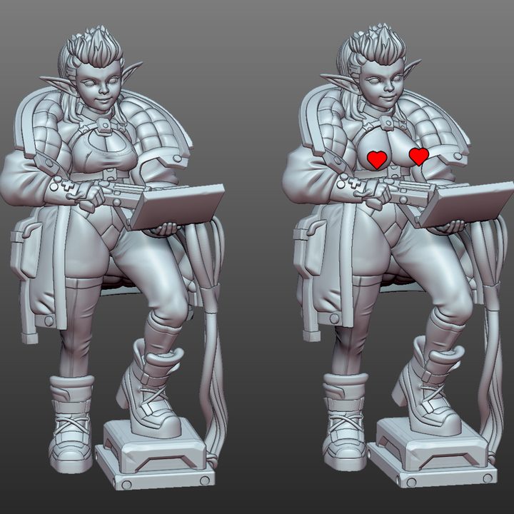 Eldrin Swiftcode - Elf Hacker by Gaz Minis