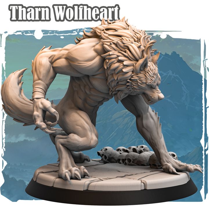 Tharn Wolfheart 32mm - Monster by Haito