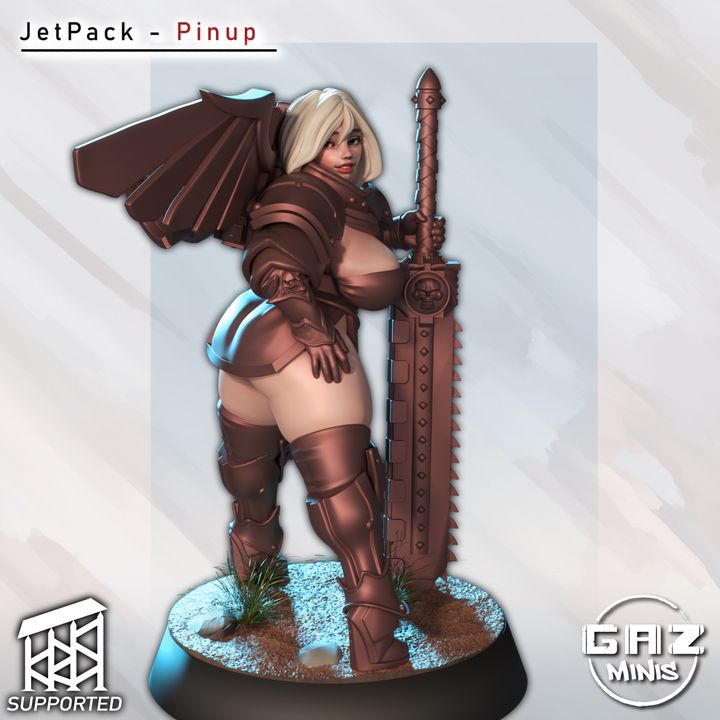 JetPack Pinup by Gaz Minis