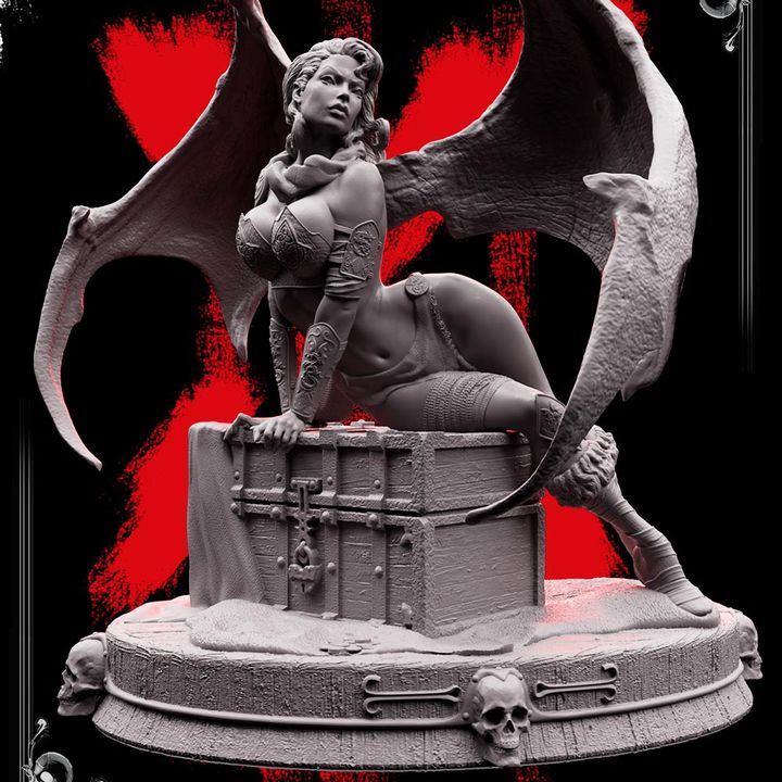 The Succubus Queen, DrazKira by Beast Miniatures