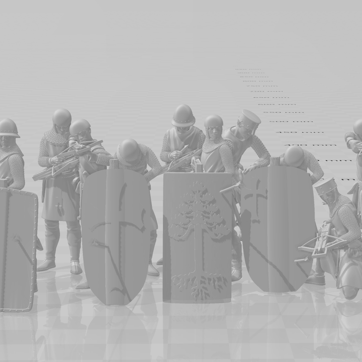 Medieval Crossbowmen.