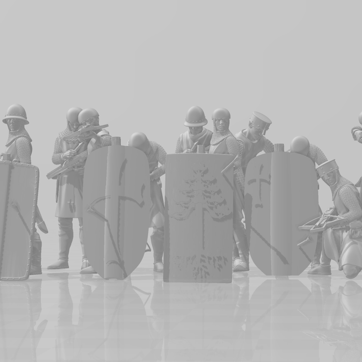 Medieval Crossbowmen.