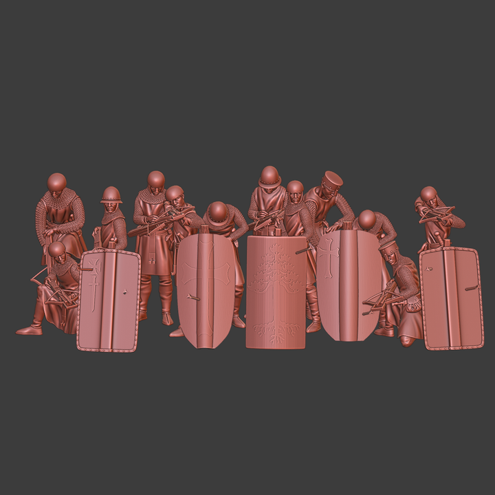 Medieval Crossbowmen.