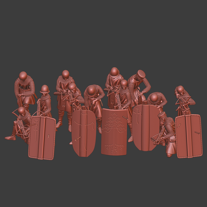 Medieval Crossbowmen.