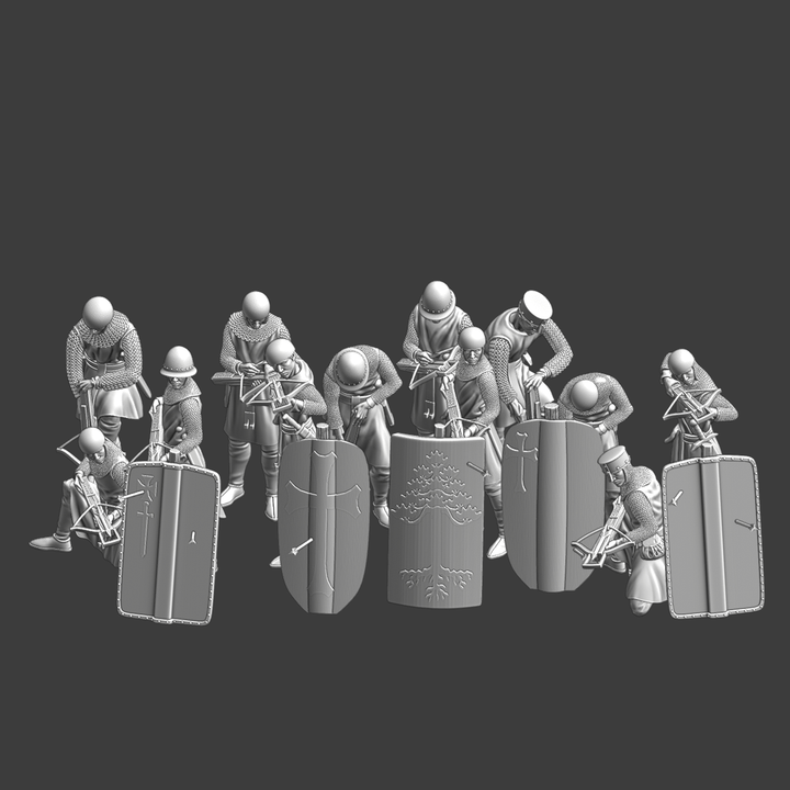 Medieval Crossbowmen.